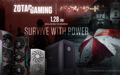 ZOTAC GAMING x 【バイオハザード:ウェルカム・トゥ・ラクーンシティ】 コラボレーションキャンペーン開催中