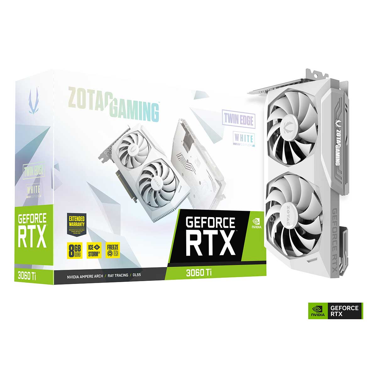 ZOTAC GeForce RTX 3060ti 8GB(美品・動作確認済)メモリGDD