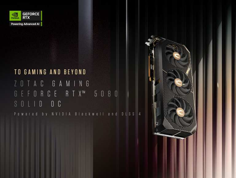 ZOTAC GAMING GeForce RTX 5080 SOLID OC