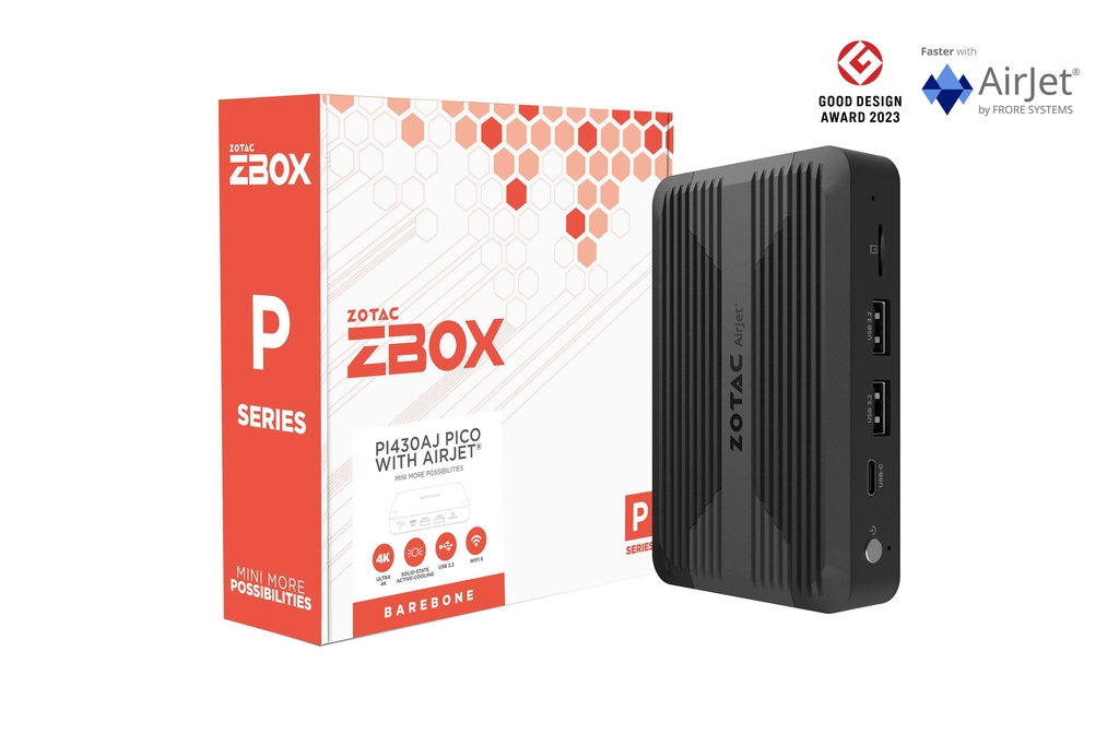 ZBOX pico PI430AJ with AirJet (ベアボーン) - 画像 (3)