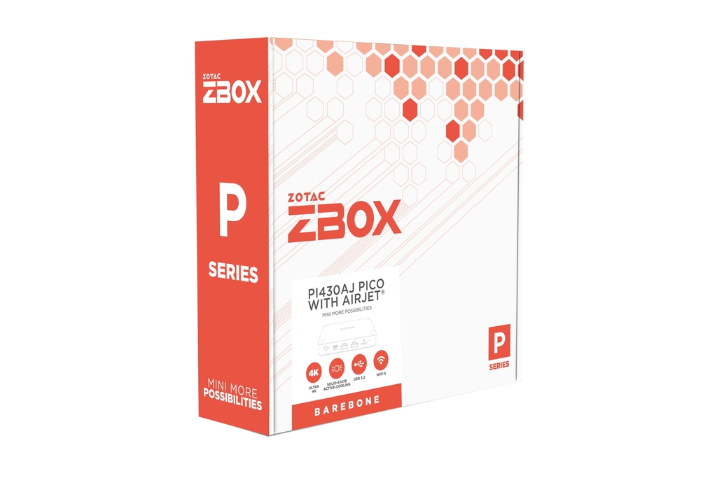 ZBOX pico PI430AJ with AirJet (ベアボーン) - 画像 (2)