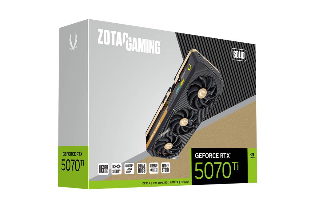 ZOTAC GAMING GeForce RTX 5070 Ti SOLID - 画像 (3)