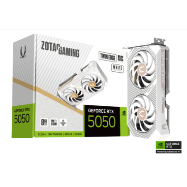 ZOTAC GAMING GeForce RTX 5050 Twin Edge OC White Edition