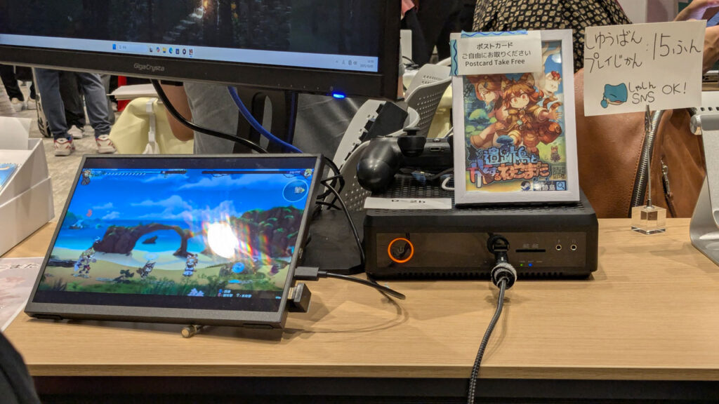 遺跡島と旅するねこまた展示ブース - MAGNUS EN シリーズで高品質グラフィックスを実現