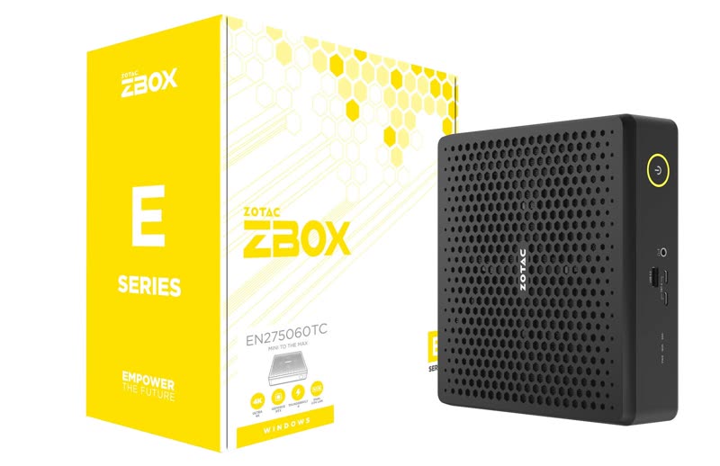 ZOTAC ZBOX MAGNUS EN275060TC - TGS2026 でコナミデジタルエンタテインメントブースに貸し出した GeForce RTX 5060 Ti 搭載 2.65L 薄型ミニPC